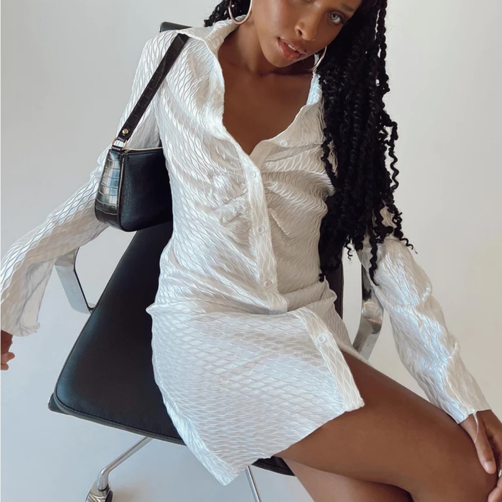 Annemarie mini dress white. NEVER WORN